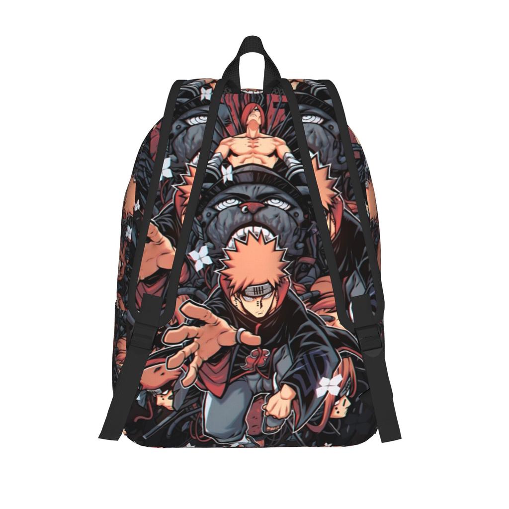Fashion Naruto anime comic Backpack Mochilas Dual-Use Office Work Retro Washable Rucksack