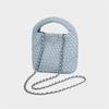 Handwoven Bucket Bag Women Small Tote Shoulder Crossbody Soft PU Leather Daily Use
