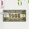 Tin Sign - Vintage Durable Metal Plaque Wall Decor, Home Office Bar Man Cave Bar Garage Birth Year License Plate Wall Art