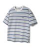 BAKKEN [Women] Minimal Logo Stripe Short Sleeve T-Shirt Bk4209 (3 Colors)
