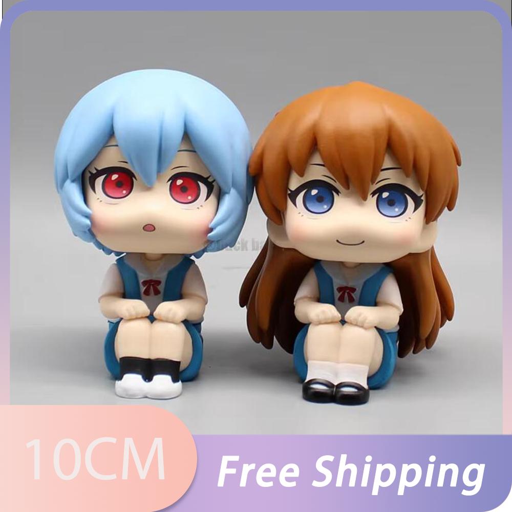 

Neon Genesis Evangelion Action Figure Asuka Langley Soryu Rei Ayanami Statue Model Toy Collectible Gift for Fans no box