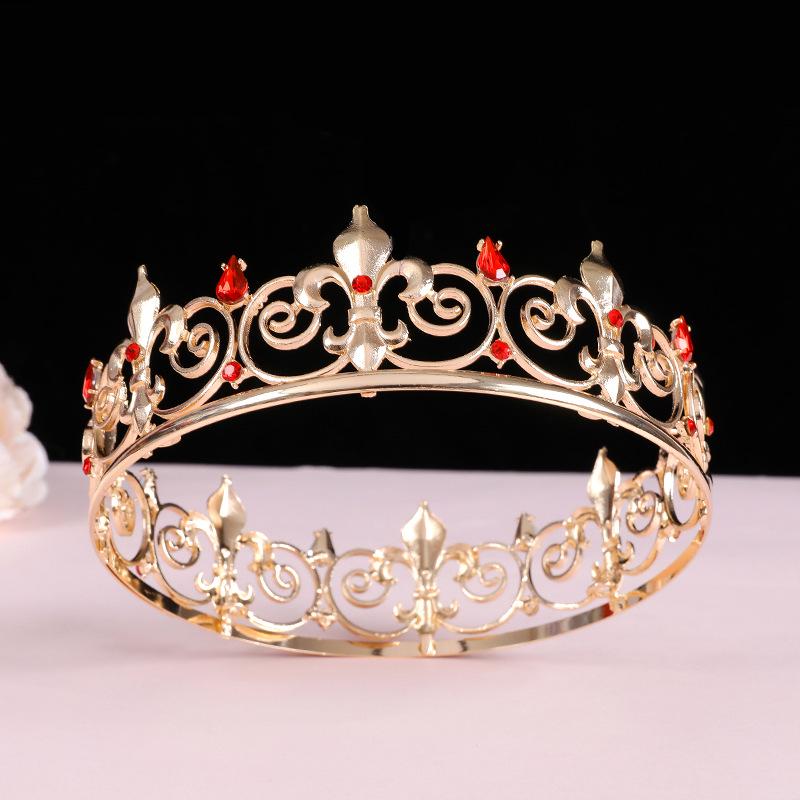 

Унисекс Корона: Праздничный головной убор для мальчиков и мужчин, в стиле принца или королевы