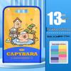 A4 Accordion Folder: Capybara Student Large-Capacity Test Paper and Data Storage Organizer