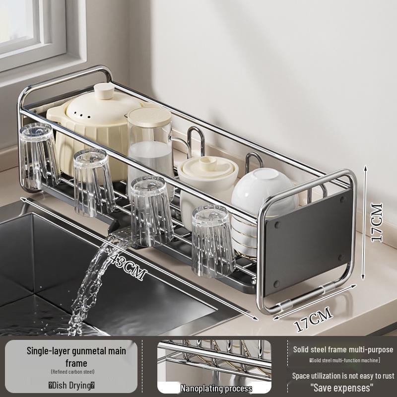Japanese Style Kitchen Dish & Chopsticks Drying Rack