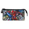 Triple Pencil Case - Spiderman Panels - Multicolor - One Size