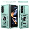 For Samsung Z Fold 7 5G Hard Armor Case for Samsung Galaxy Z Fold6 Fold5 5G Fold4 Finger Ring Holder Covers Cases