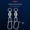 Large Swivel Connector Quick Lure with 304 Stainless Steel Bearing and 8-Shaped Reinforced Pin for Sea Fishing