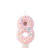 Macaron Foam Ball Birthday Candle for Kids' Cake Party Decoration