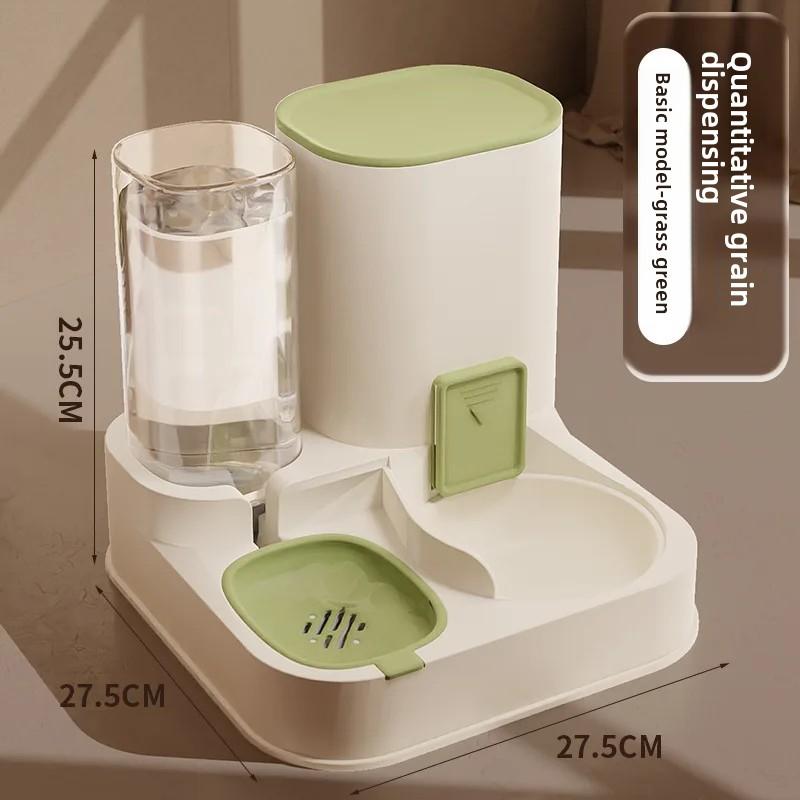 Automatic Cat Feeding and Water Feeding Device  Dog Bowl  Cat Basin  2-in-1 Water Dispenser  Cat Bowl Pet Supplies