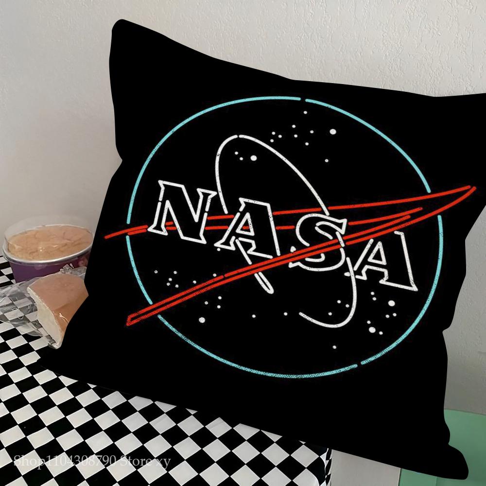1pc NASA Pillow Case Square Bedroom Sofa Leisure Comfort Cushion Car Living Room Home Decoration