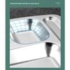 Stainless Steel 5-Compartment Lunch Tray