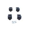 EHL25+EHL26 Headlight Holder Mount Repair Bracket Tab Set Left Right Side for VW Touran MK1 2003-2010 Caddy MK3 2004-2010 Pre-Facelift 1T0998225