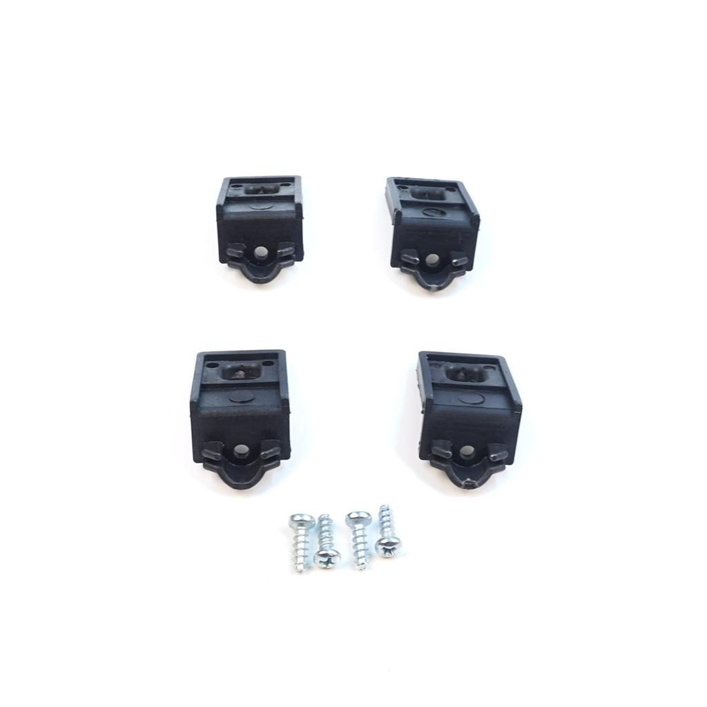 EHL25+EHL26 Headlight Holder Mount Repair Bracket Tab Set Left Right Side for VW Touran MK1 2003-2010 Caddy MK3 2004-2010 Pre-Facelift 1T0998225