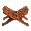 Wooden Book Holder Display Stand Folding Religious Prayer Free Reading Stand with Intricate Carvings, Rehal for Religious Holy Books 12 Inch