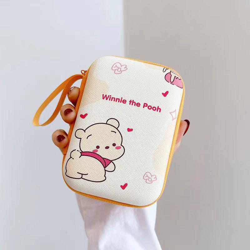 Cartoon Cute Portable Storage Bag for Cables and Chargers, Customizable with Logo