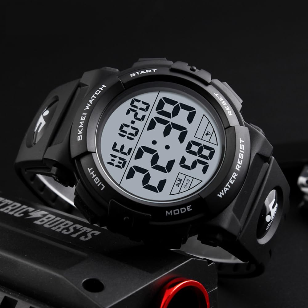 Datirzyx Digital Sports Watch Black