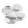 Rhinotuning Wheel Center Caps for Buggy and Trailer Dust Covers, 113.3mm and 106mm, 4-Piece Chrome Silver Wheel Center Caps