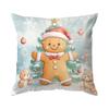 Cute Christmas Theme Pillowcase Bedroom Sofa Cushion Cover 100% Polyester Living Room Cushion Pillowcase Home Decor
