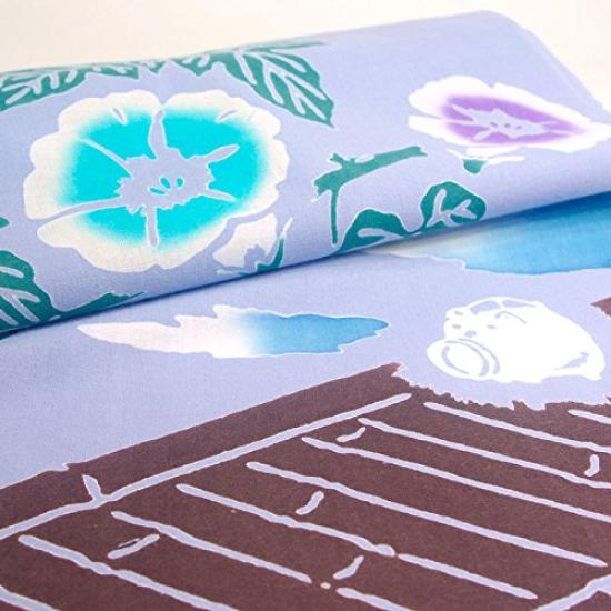 Todaya Shoten Tenugui Hand Morning Glory 248 Niwaen-zome (Japanese Towel)