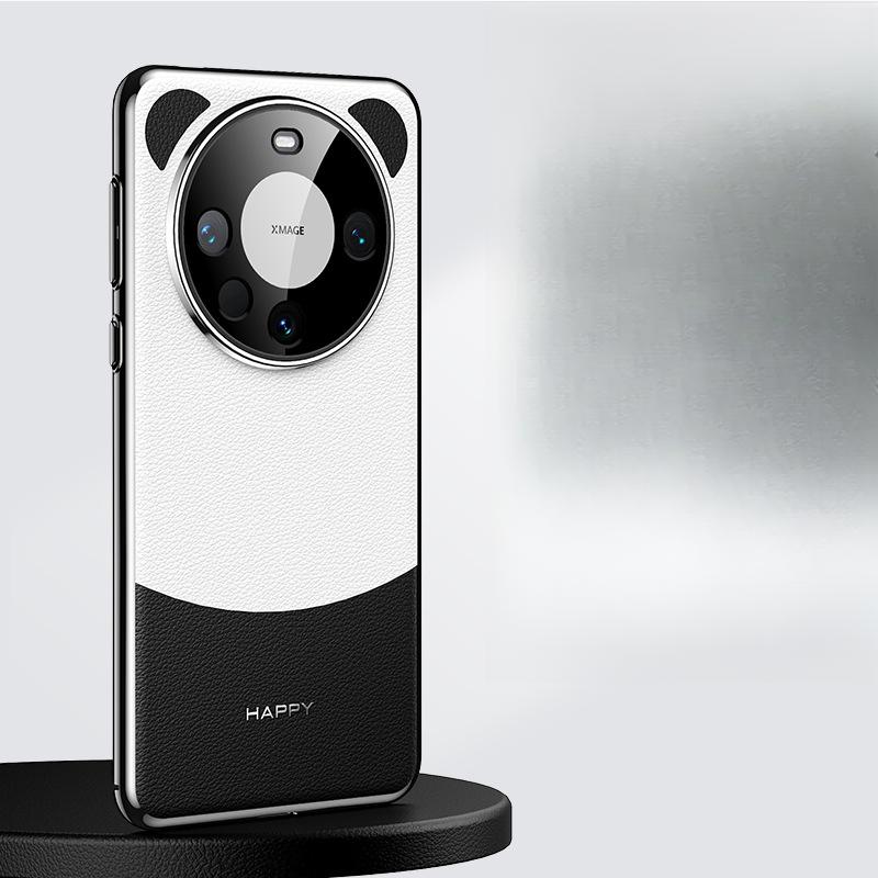 

Подходит для чехла для телефона Huawei Mate70pro, Mate60 Panda Ear 50/40 Противоударный Полностью кожаный чехол Huawei Mate 40