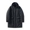 Brompton London Comfy Long Parka - Charcoal (P244Udw106)