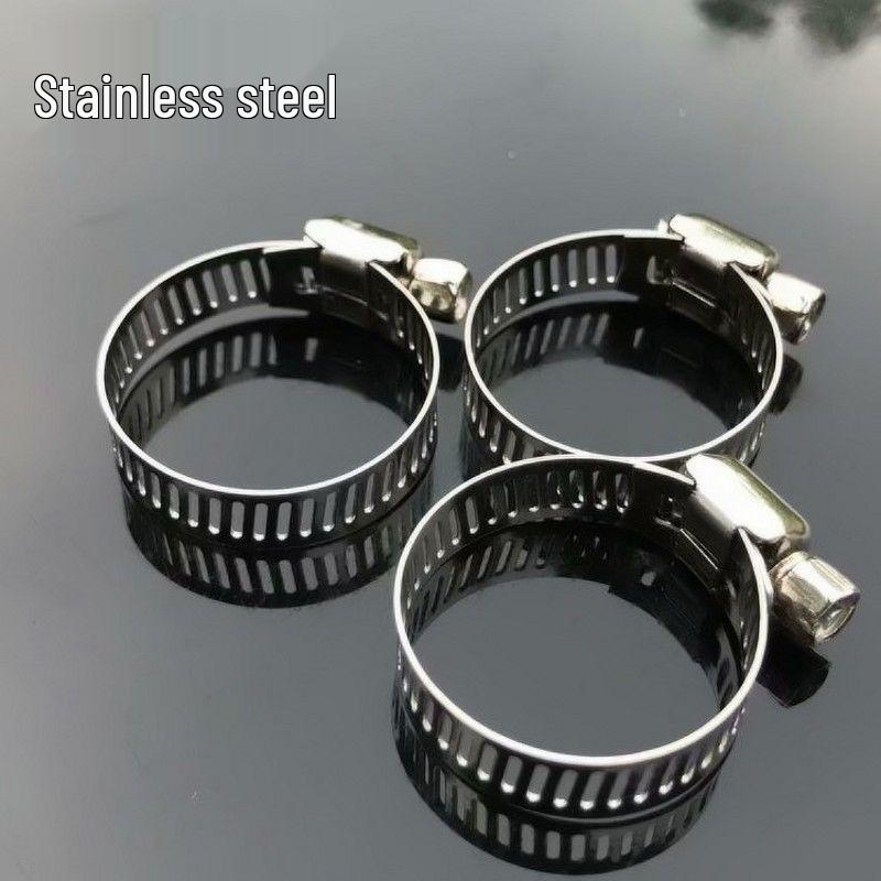Stainless Steel Hose and Pipe Clamp for 1-Inch Water or Gas Pipes