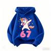 Autumn SIX SEVEN Funny Children Hoodies Level 67 Chaos Hooded Sweatshirt Kids Boy Girl Streetwear Graphic Casual Sport Pullover