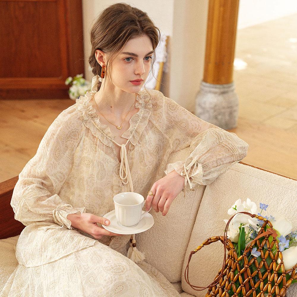Simpeulleteulo Sr_Paisley Floral Blouse