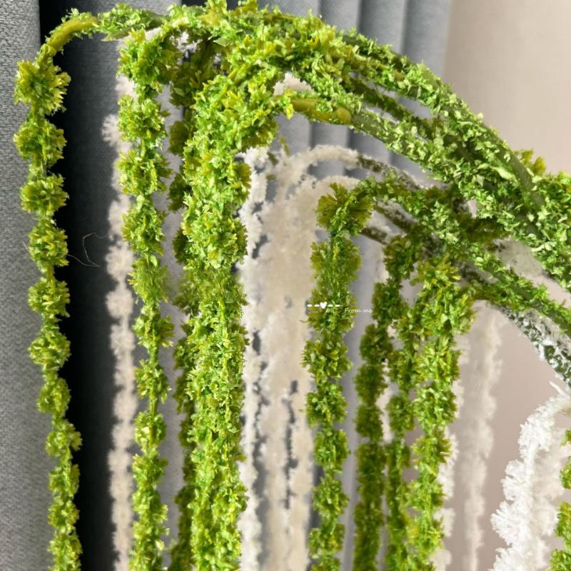 80cm Artificial Green Plants Plastic Simulate Fake Flower Plant Wedding Birthday Party Flower Arrangement Home Garden Decoration