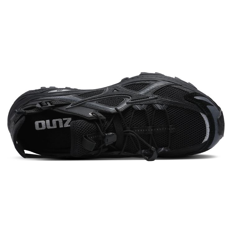 Mizuno Racer Trail SE Retro Všestranné Pohodlné Protiskluzové Prodyšné Rychleschnoucí Odolné Boty do potoka Unisex Boty Černé D1GH241903