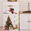 Whimsical Christmas Wall Stickers for Bedroom Living Room Entrance Hall Home Decoration Wall Decal Removable PVC