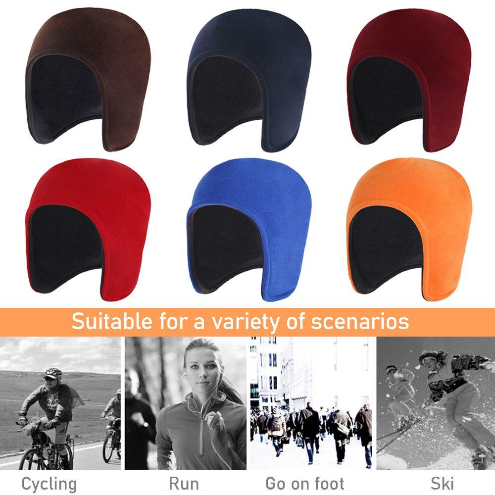 Windproof Cycling Thermal Caps Ski Hat Sports Headwear Ear Warmer Cap  Outdoor Sports Hiking Riding