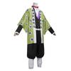 Anime Himejima Gyomei Cosplay Kostüm Mönch Druck Äußerer Umhang Perücke Team Uniform Armbänder Mann Halloween Karneval Anzug Mönch Druck