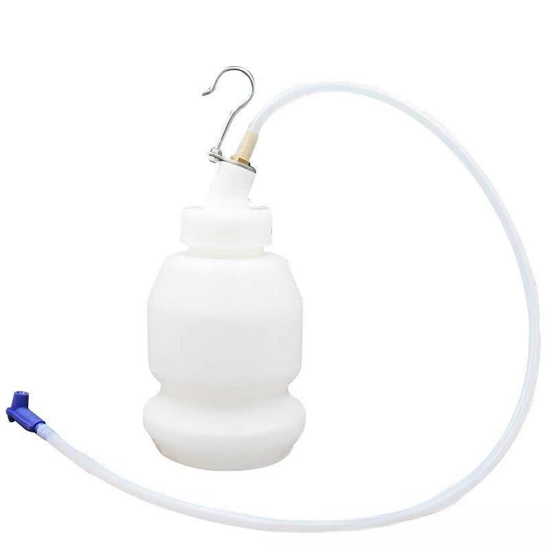 Brake Fluid Bleeder Bottle Car Brake Fluid Oil Change Extractor Flexible Elastic Brake System Bleeding Tools Fluid Extractor белый