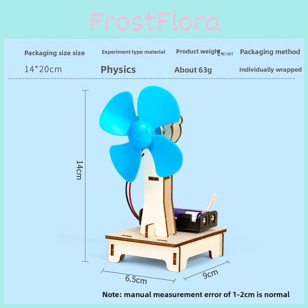 Diy Electric Fan Science Experiment Kit For Kids Educational Stem Activity