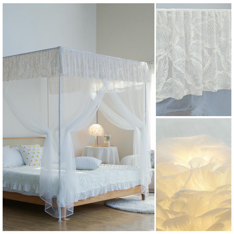 Free Shipping Bedroom Mosquito Net - Full Coverage Floor Net for Single Bed, Anti-Mosquito Protection, Perfect for Rentals