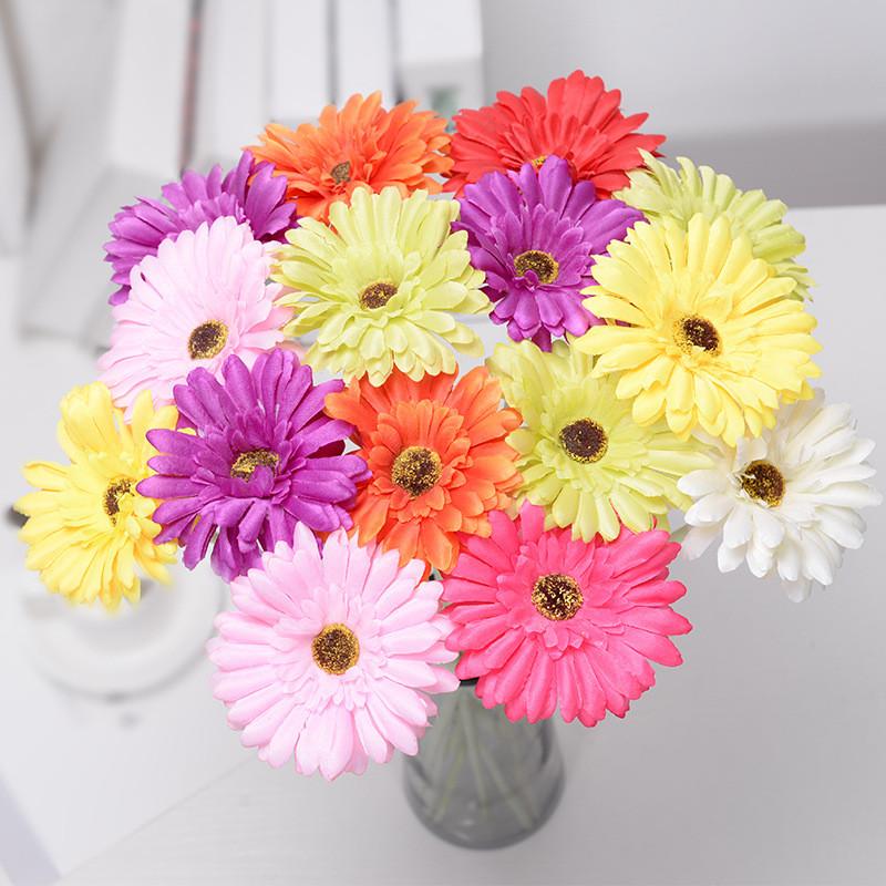 Bolus Jamesonii Gerbera Faux Flower Artificial Plant Ornament For Decor Home