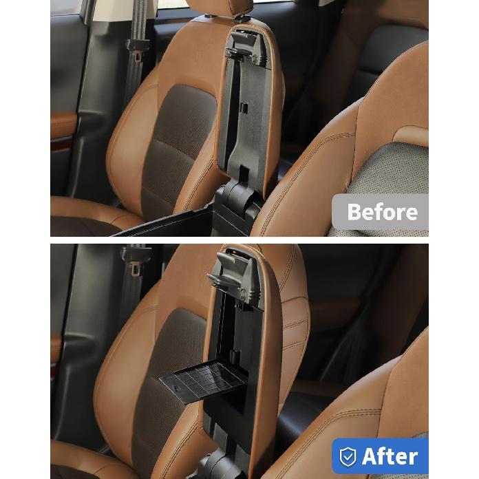 Updated Hidden Storage Fit for Bronco Sport Center Console Organizer Armrest Secret Compartment Hidden Tissue Holder for Bronco Sport Interior