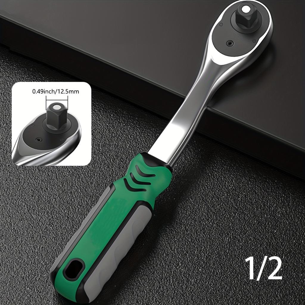 72-Tooth Ratchet Set 1/4", 3/8" & 1/2" Drive - Premium Chrome Vanadium Steel Construction & Chrome Plated Finish