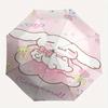 Pink Cinnamoroll Cartoon Cartoon Umbrella, Portable 3-Fold Compact Umbrella, Suitable for Camping, Hiking and Travel, Ideal Easter Birthday Gift for F