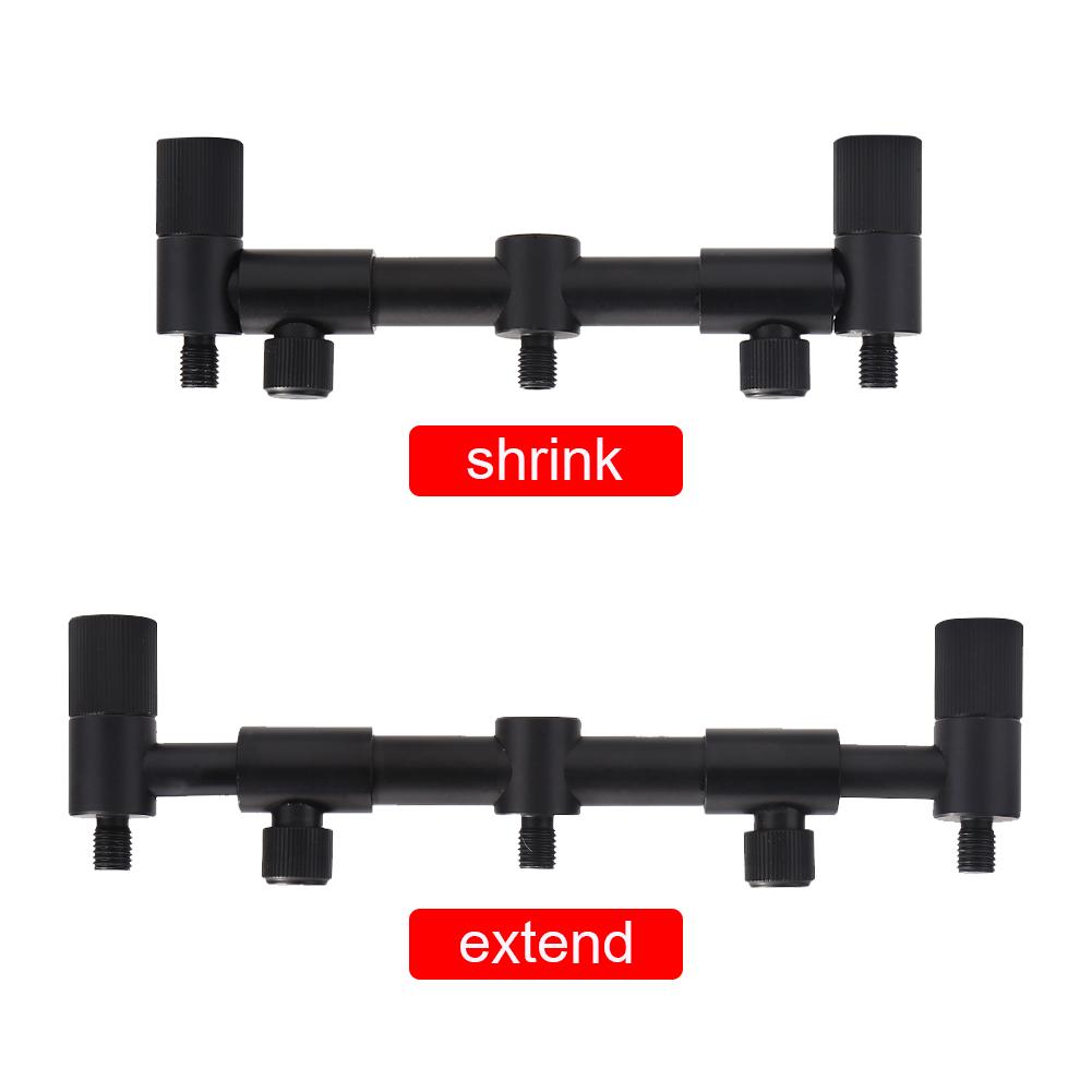 Aluminum Alloy Fishing Rod Bite Alarms Stand Carp Fish Pole Buzz Bar Rest Holder Carp Fishing Buzz Bar Stand Fishing Rod Holder