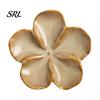 Artisanal Ceramic Condiment Dish Cherry Blossom Sauce Dish, Sushi Soy Dipping Bowl, Small Bowls Decorative Seasoning Appetizer Serving Plates