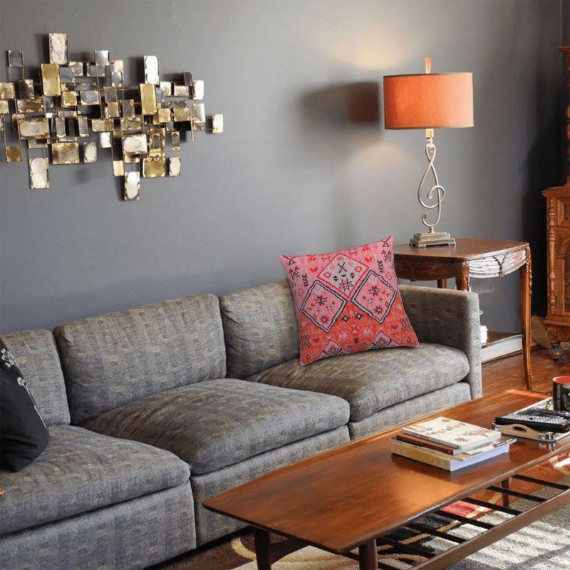 Oriental Anthropologie Heritage Bohemian Moroccan Style Sofa Cushion Cover Soft Geometric Boho Pillow Case for Living Room