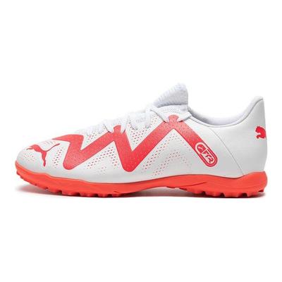 Future Play Confortevole Versatile TT (Borchie di gomma) Scarpe da Calcio Uomo Scarpe da Calcio Bianco Rosso 107381-01