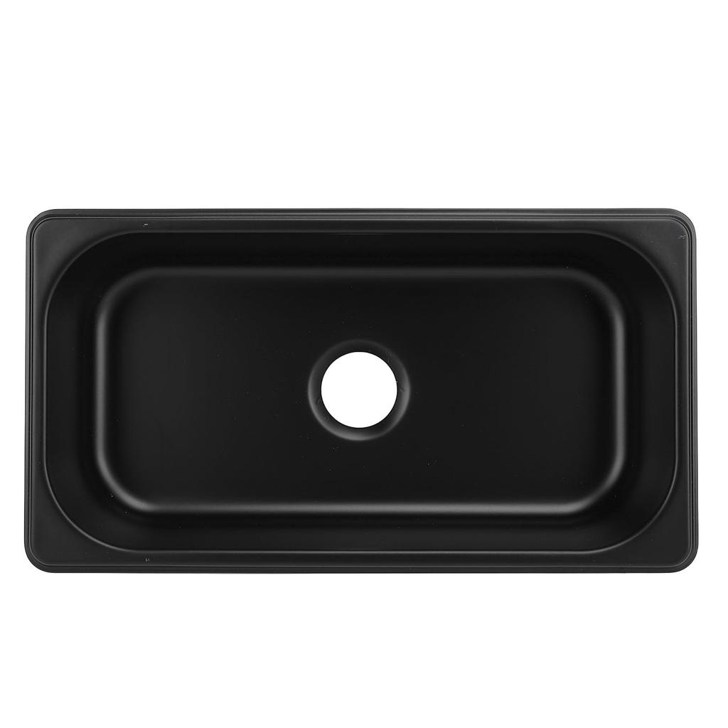 Camper Sink, Inlaid RV Sink, Heat-Resistant, Scratch-Resistant, Easy To Clean, Rust-Resistant, Yacht Sink, 40mm (Spray-Coated Black (GR-))
