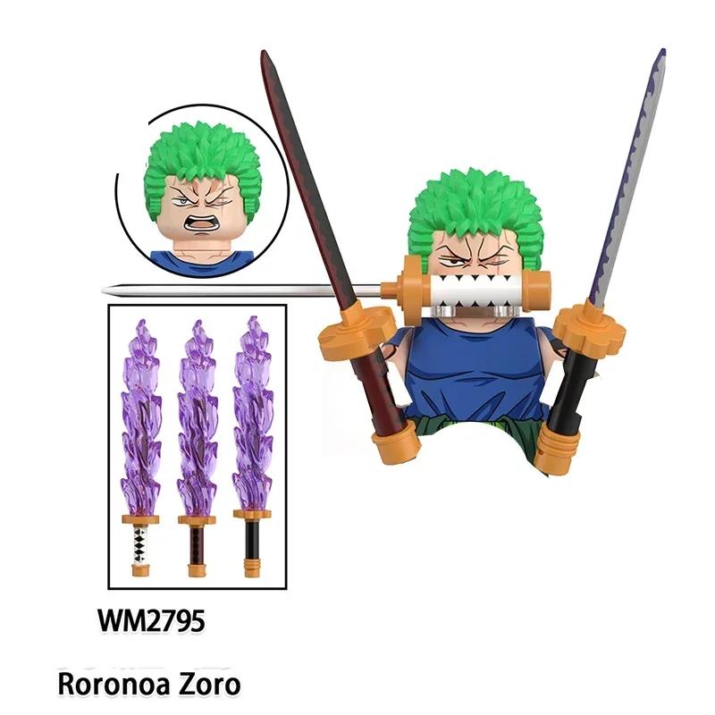 The Latest Building Blocks Japan Anime Bricks Dolls Mini Action Toy Figures Assemble Blocks Children Gifts Anime Figure