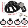FREDORCH 2022 Super Small Penis Ring Sissy Chastity Cage,Locked In Male Chastity Device with 4 Base Ring (L-Large, Black)