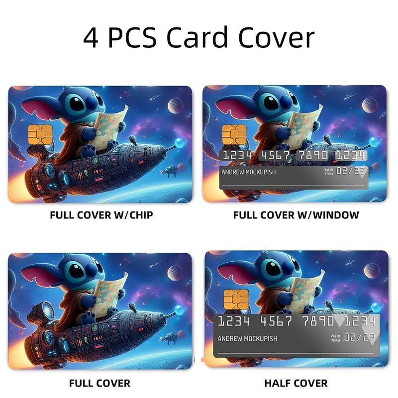 4pcs PVC Communication Card Stickers for Bus Cards