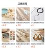 High sense of personality exaggerated large circle earrings women ins wind island vacation wind fashion round earrings tide