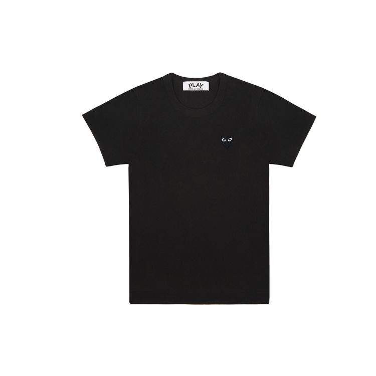 

Черные женские топы Comme des Garçons PLAY Little Heart AZ-T063-051-1